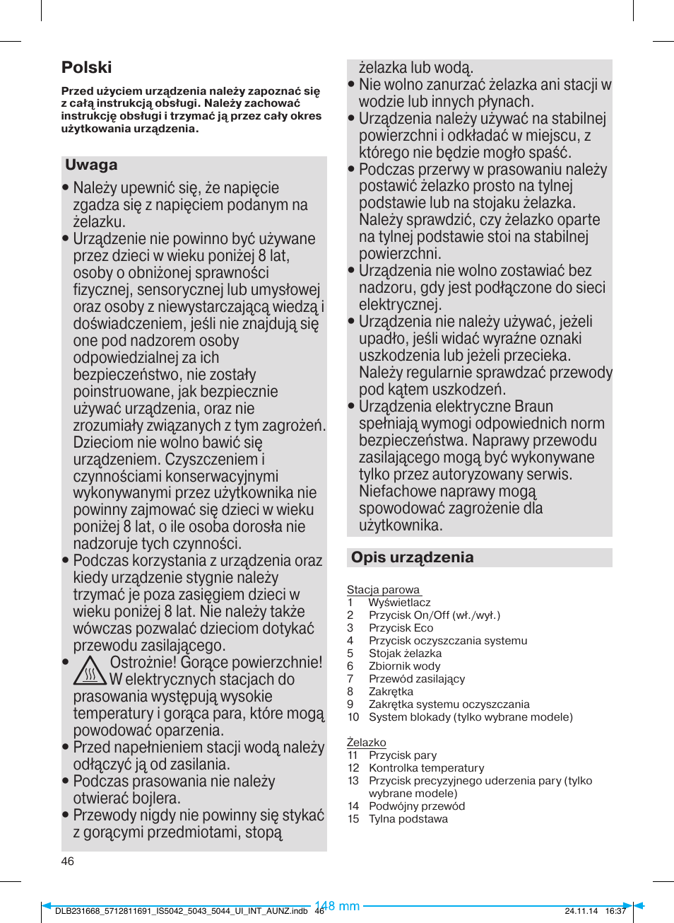 Braun IS 5042 User Manual | Page 47 / 95