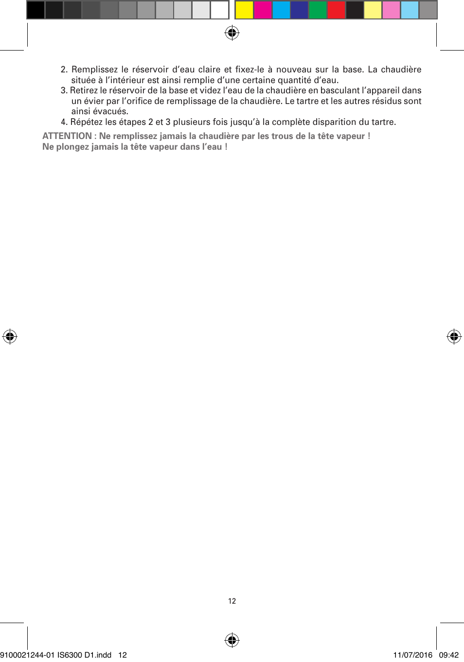 ROWENTA MASTER VALET GARMENT STEAMER IS6300 User Manual | Page 17 / 150