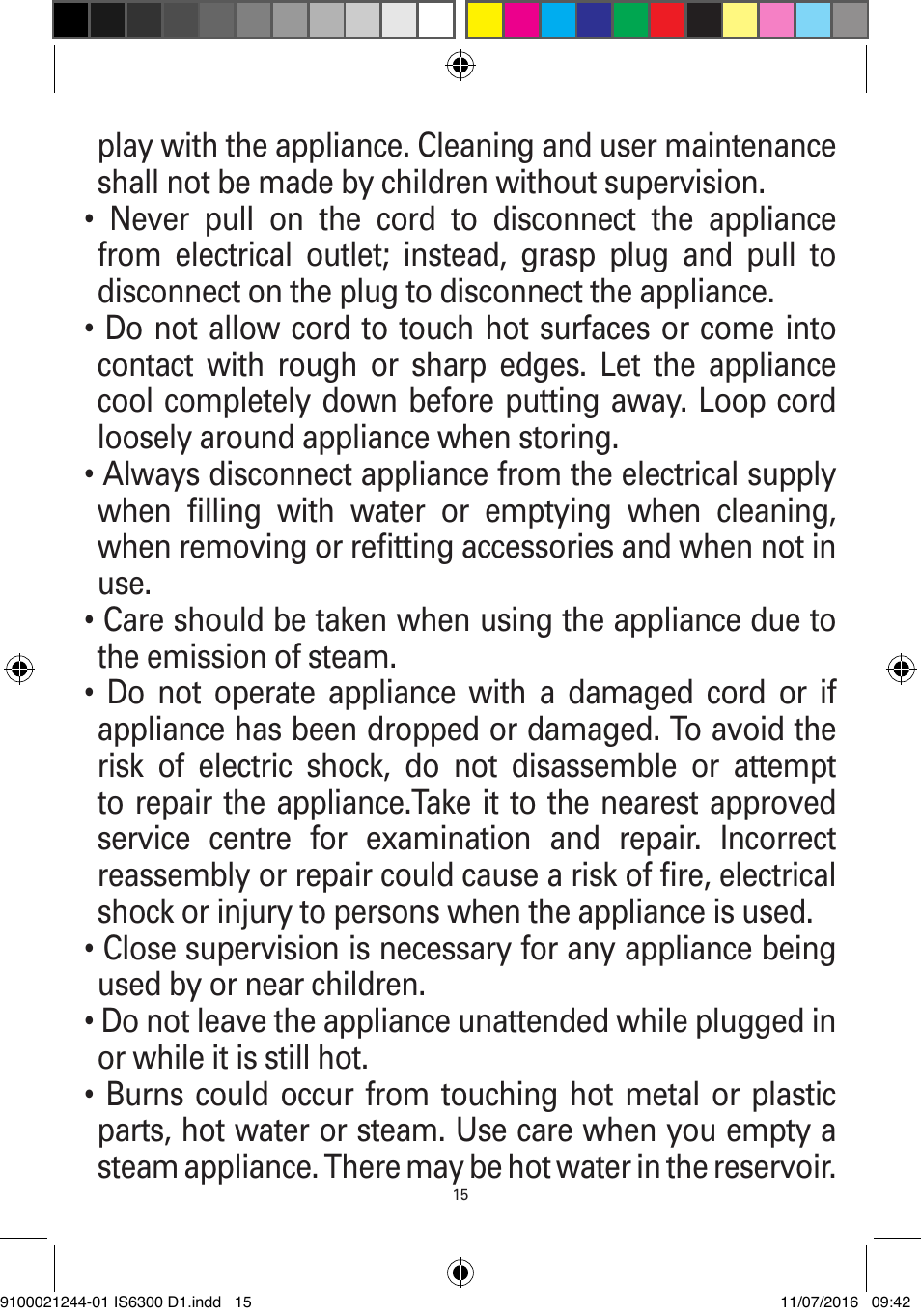 ROWENTA MASTER VALET GARMENT STEAMER IS6300 User Manual | Page 20 / 150