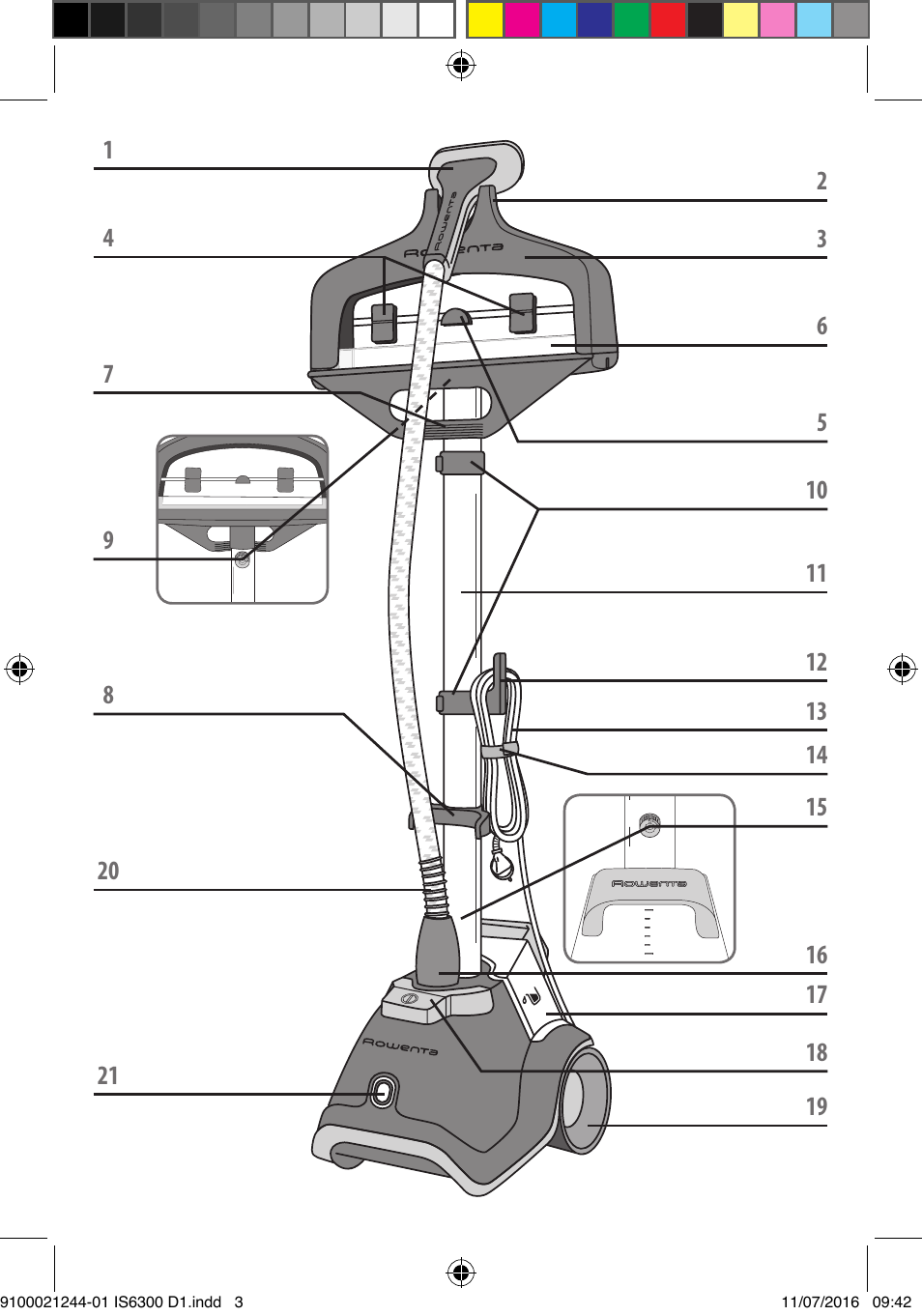 ROWENTA MASTER VALET GARMENT STEAMER IS6300 User Manual | Page 3 / 150