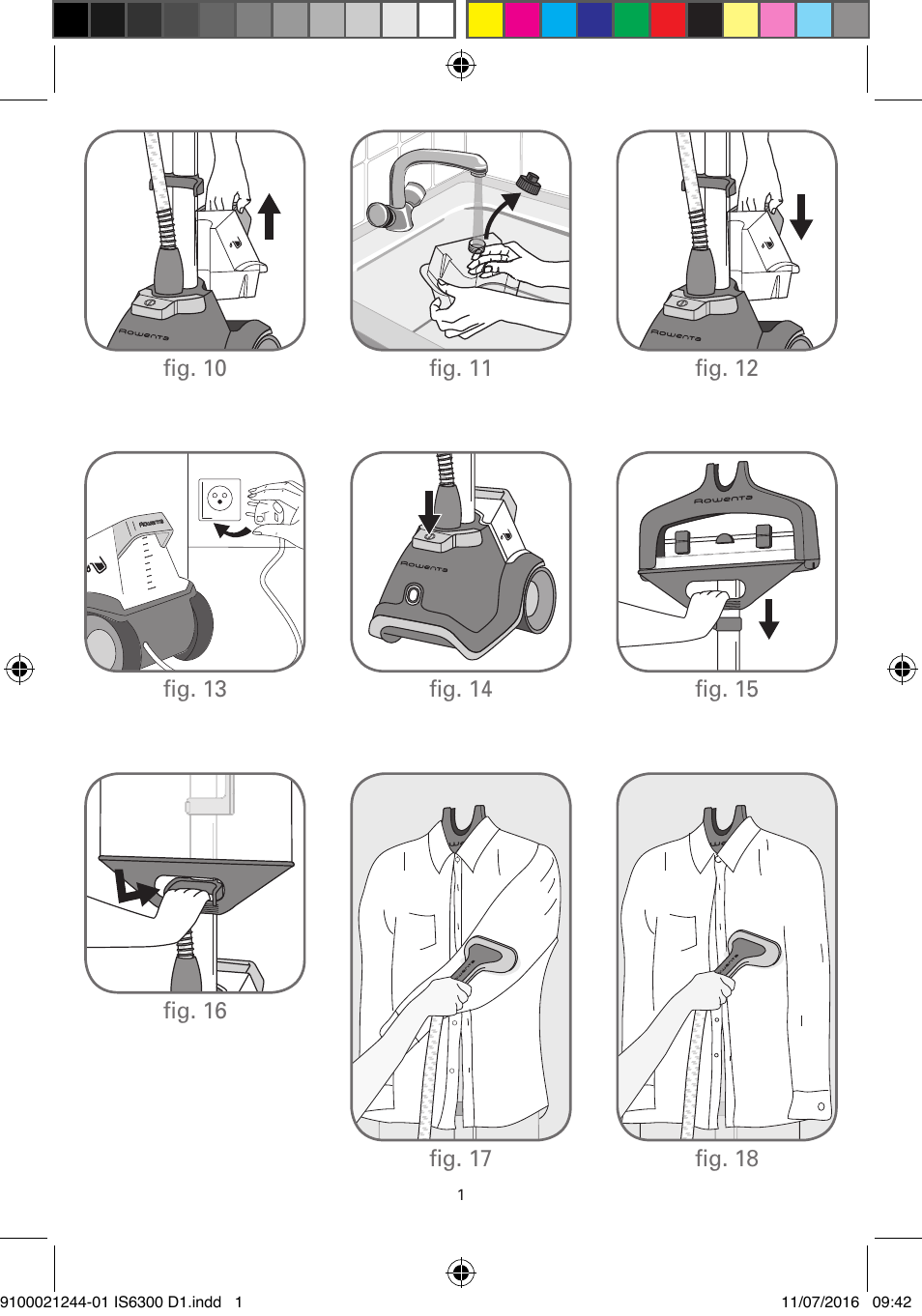 ROWENTA MASTER VALET GARMENT STEAMER IS6300 User Manual | Page 6 / 150