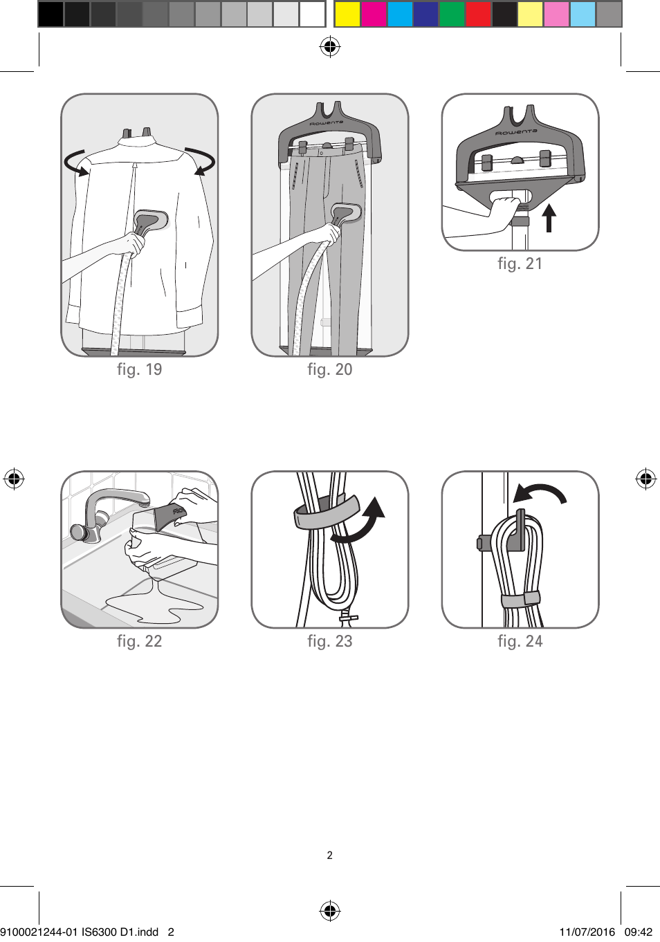 ROWENTA MASTER VALET GARMENT STEAMER IS6300 User Manual | Page 7 / 150