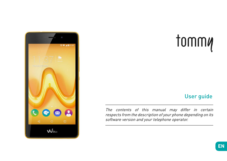 User guide | Wiko Tommy User Manual | Page 2 / 280