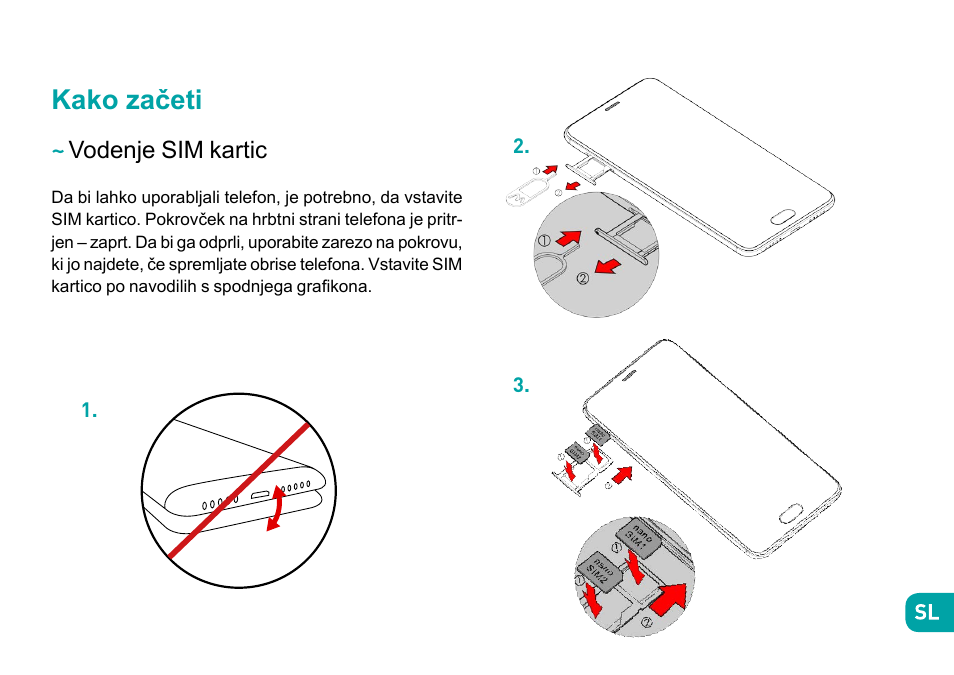 Kako začeti, Vodenje sim kartic | Wiko Ufeel prime User Manual | Page 229 / 292