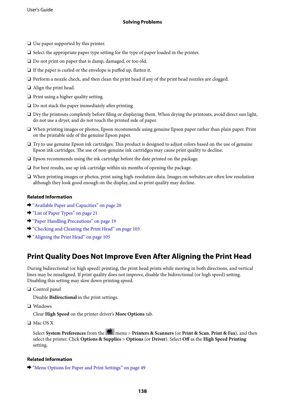 Epson Expression Premium XP-635 Refurbished User Manual | Page 138 / 160