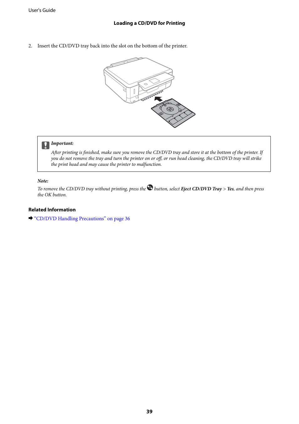 Epson Expression Premium XP-635 Refurbished User Manual | Page 39 / 160