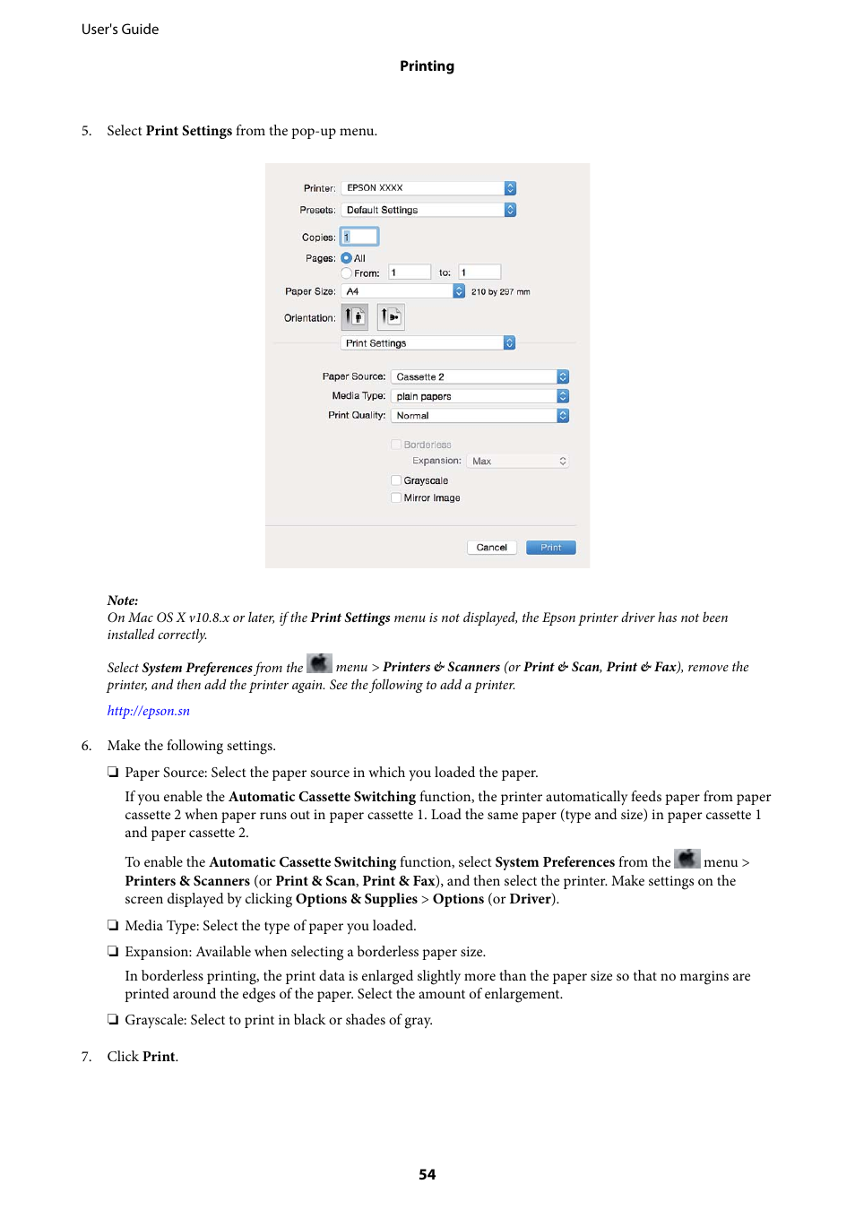 Epson Expression Premium XP-635 Refurbished User Manual | Page 54 / 160