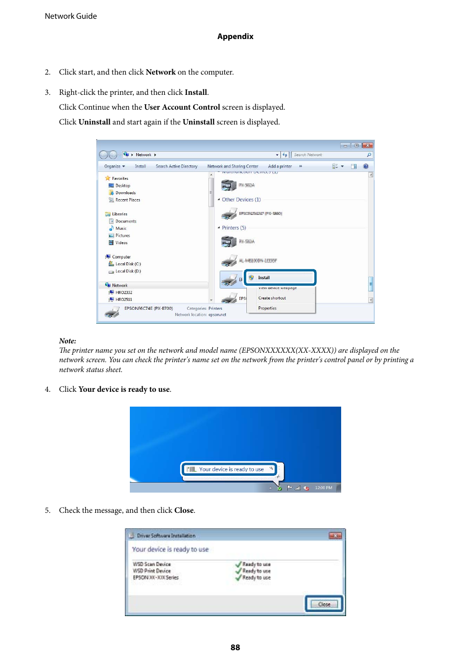 Epson Expression Premium XP-635 Refurbished User Manual | Page 88 / 91