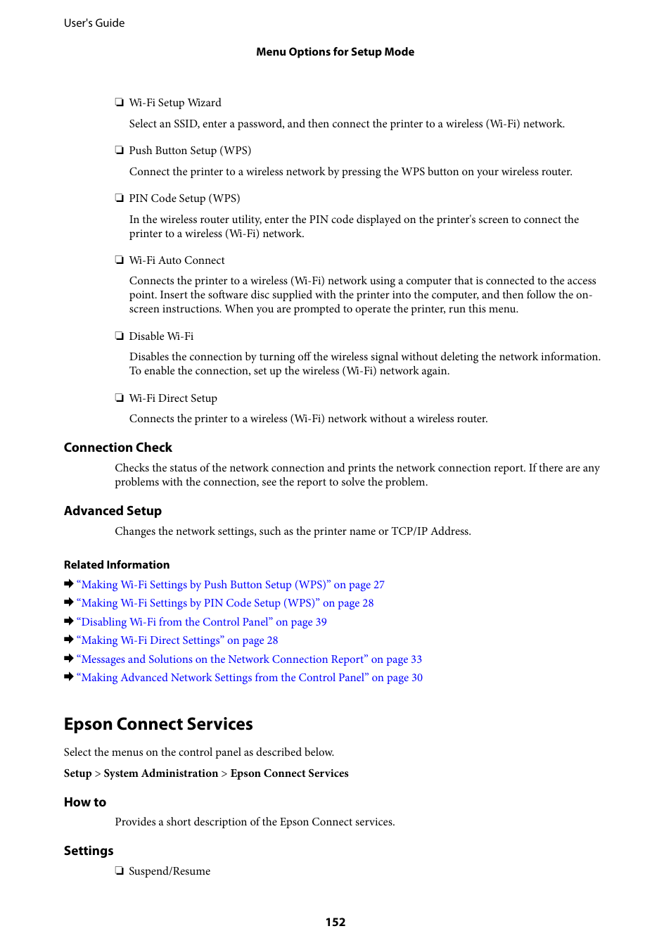 Epson connect services | Epson L1455 User Manual | Page 152 / 233