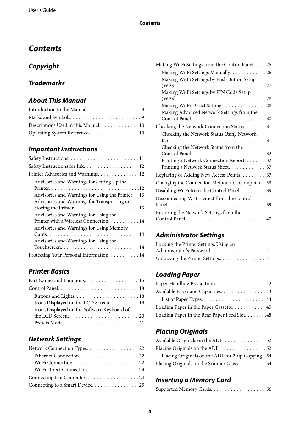 Epson L1455 User Manual | Page 4 / 233