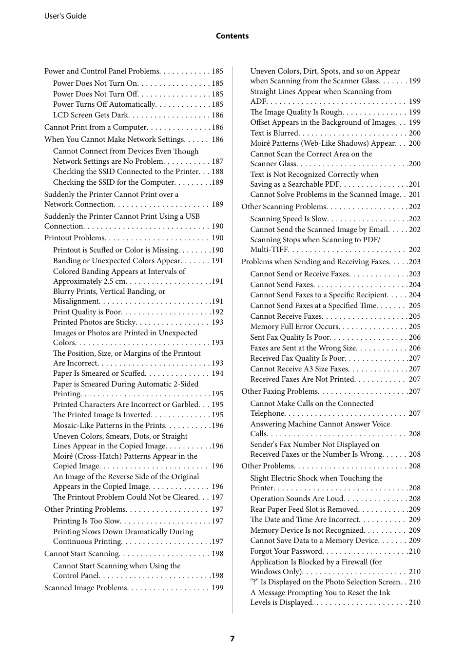 Epson L1455 User Manual | Page 7 / 233