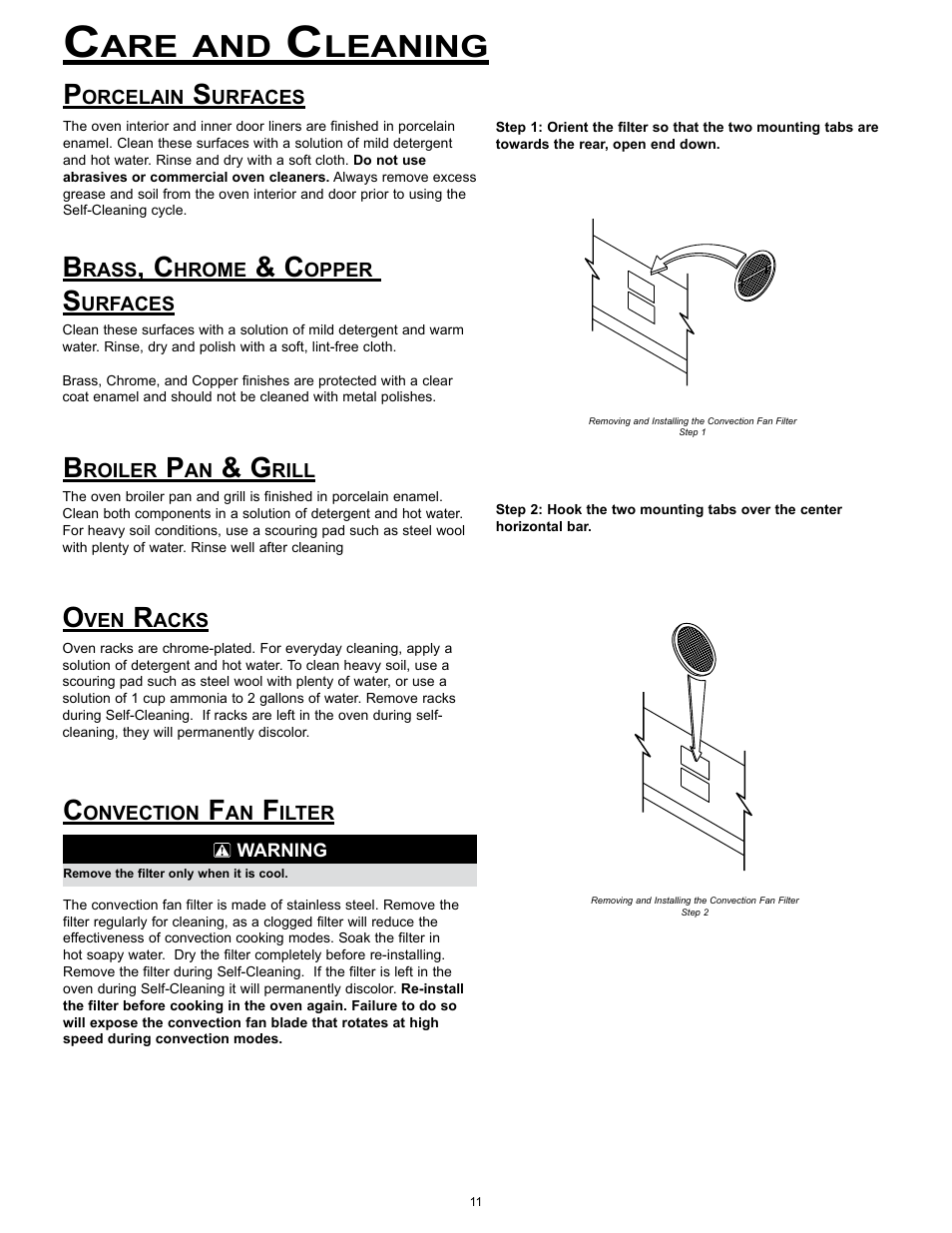 Leaning | Dacor Wall Ovens User Manual | Page 13 / 20