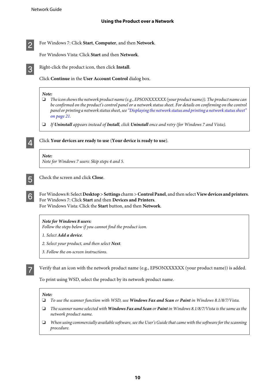 Epson EcoTank ET-4550 User Manual | Page 10 / 35