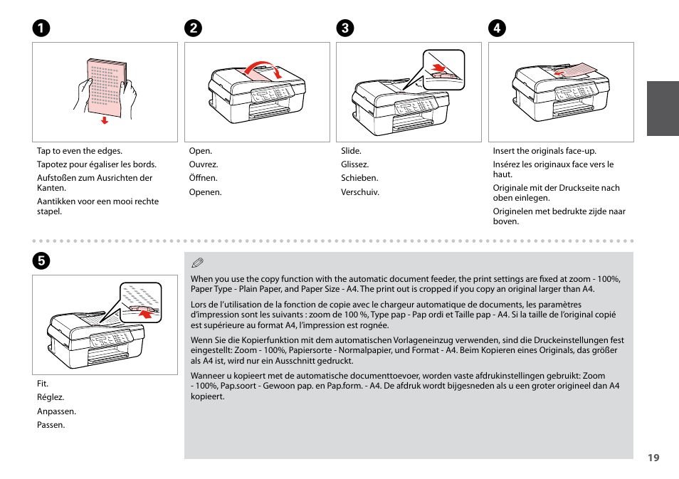 Ab c d e | Epson Stylus Office TX510FN User Manual | Page 19 / 60