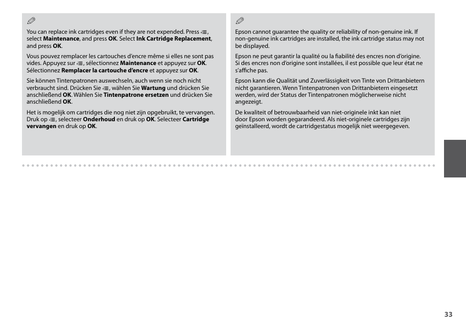 Epson Stylus Office TX510FN User Manual | Page 33 / 60