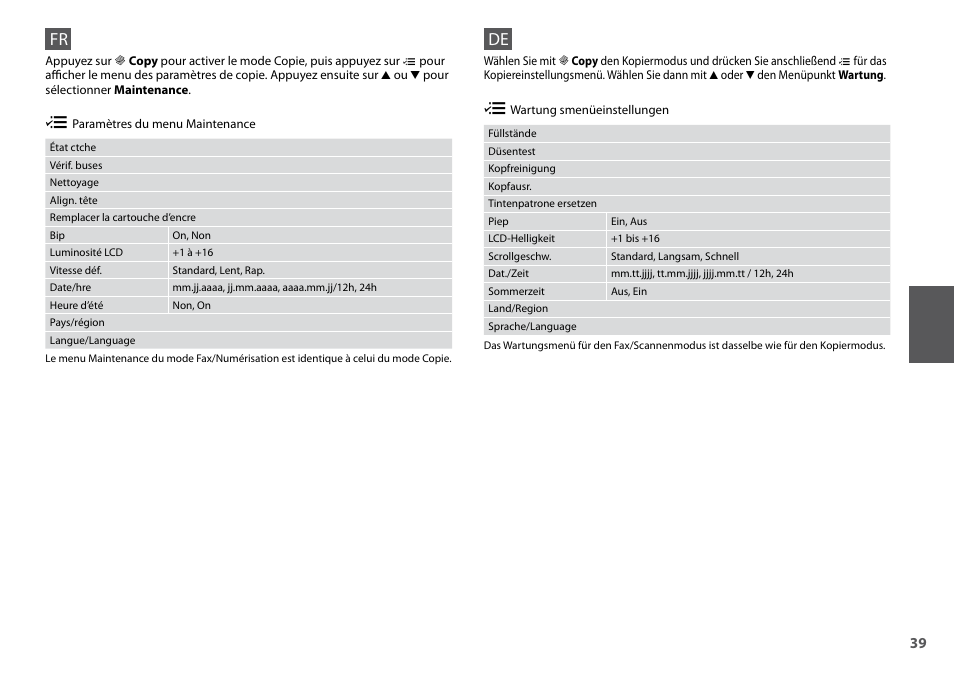 Epson Stylus Office TX510FN User Manual | Page 39 / 60