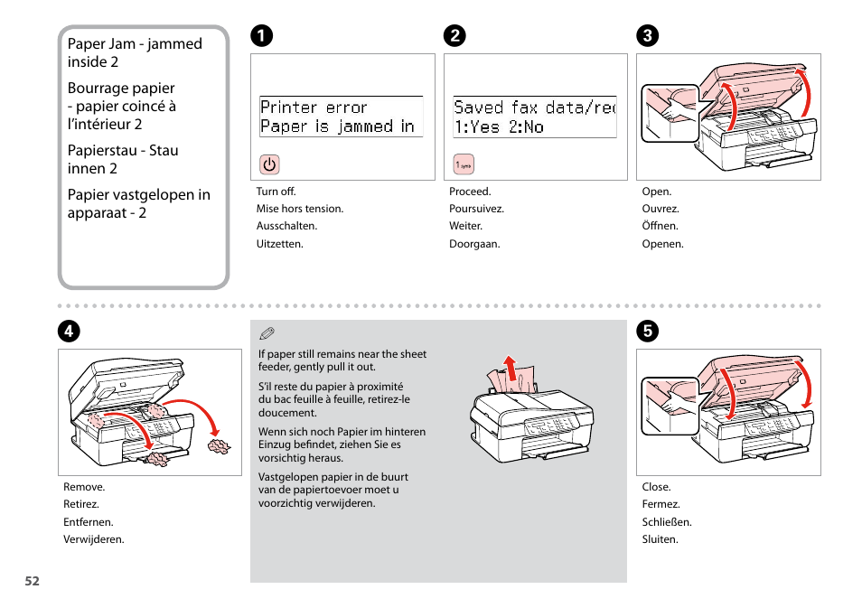 Ab c d e | Epson Stylus Office TX510FN User Manual | Page 52 / 60