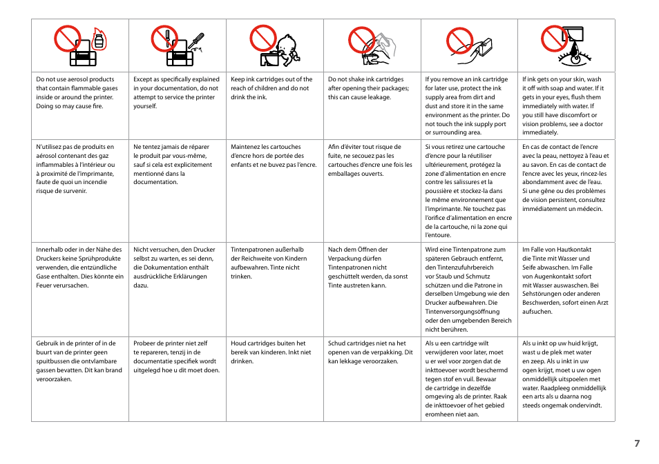 Epson Stylus Office TX510FN User Manual | Page 7 / 60