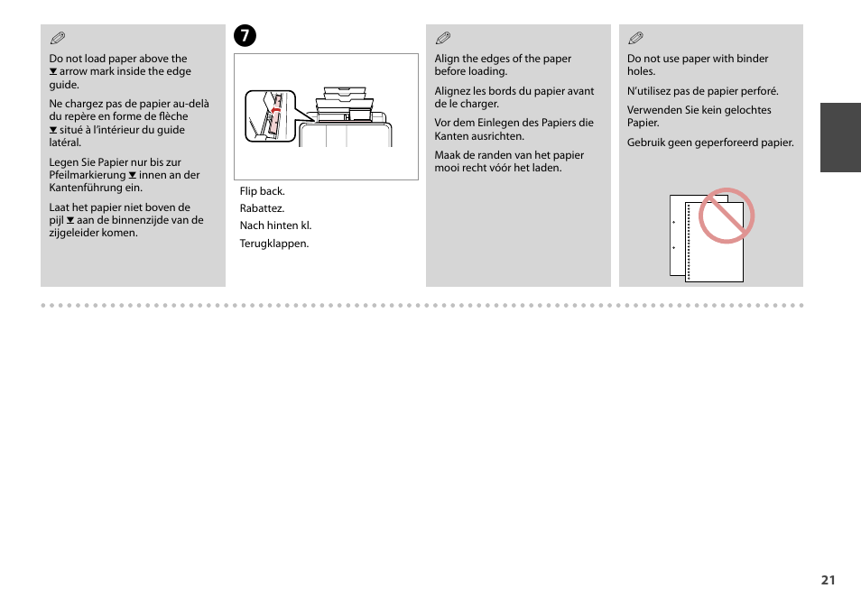 Epson Stylus Office TX600FW User Manual | Page 21 / 96