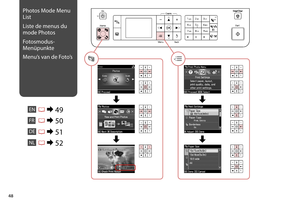 R& 49 | Epson Stylus Office TX600FW User Manual | Page 48 / 96