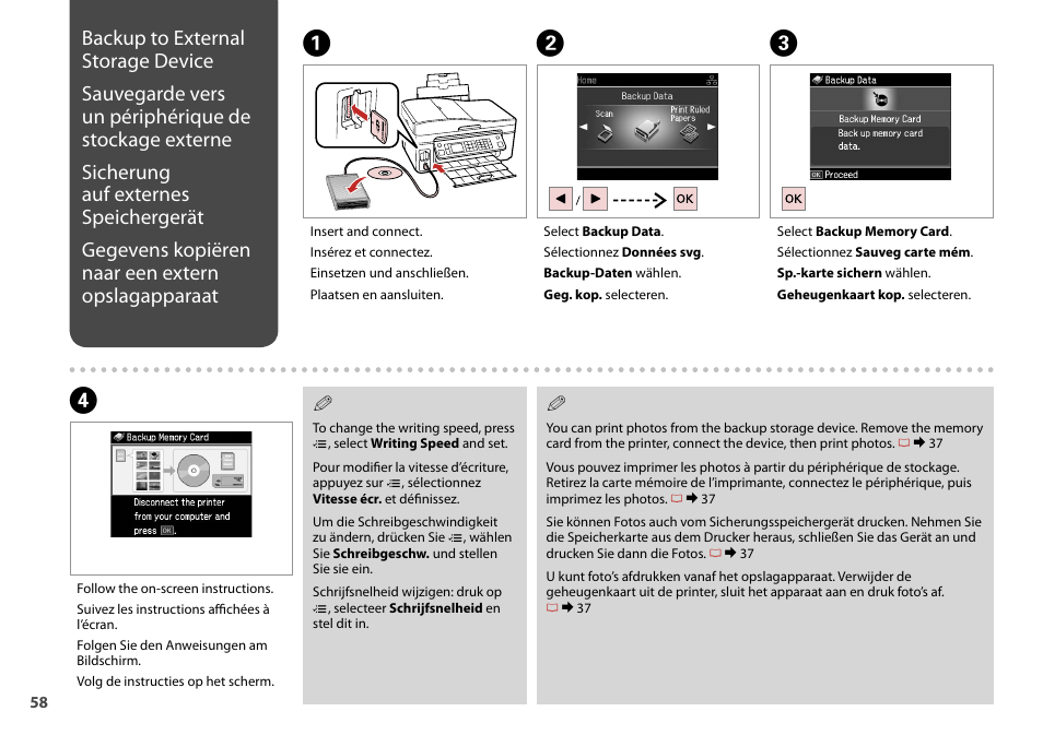 Ab c d | Epson Stylus Office TX600FW User Manual | Page 58 / 96