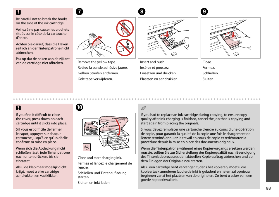 Gh i | Epson Stylus Office TX600FW User Manual | Page 83 / 96