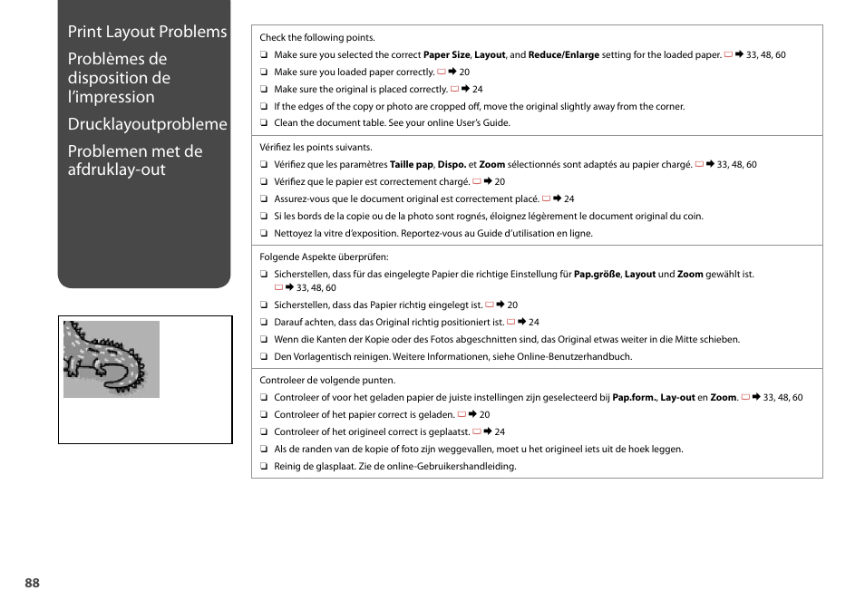 Epson Stylus Office TX600FW User Manual | Page 88 / 96