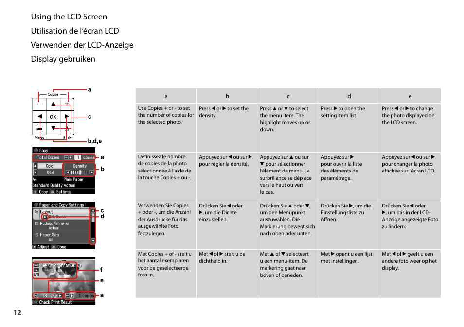 Epson Stylus Photo TX710W User Manual | Page 12 / 108