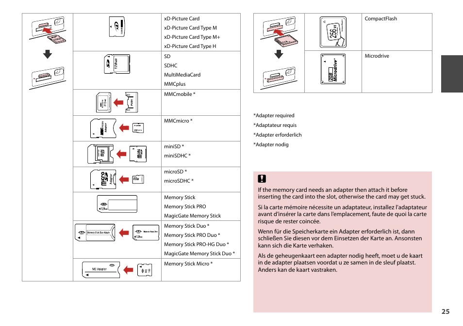 Epson Stylus Photo TX710W User Manual | Page 25 / 108
