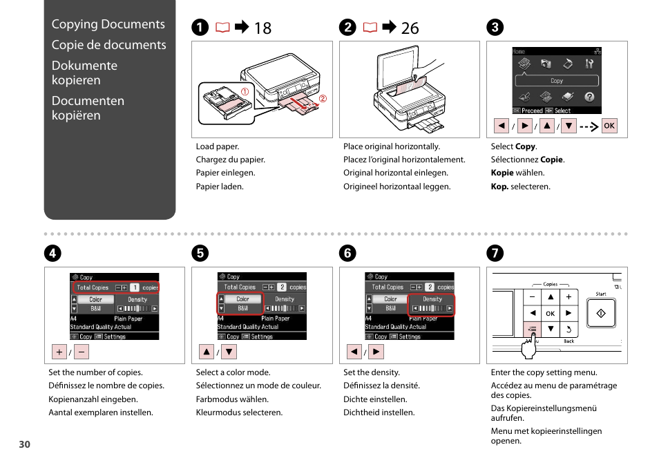 Ar & 18 b r & 26 c | Epson Stylus Photo TX710W User Manual | Page 30 / 108