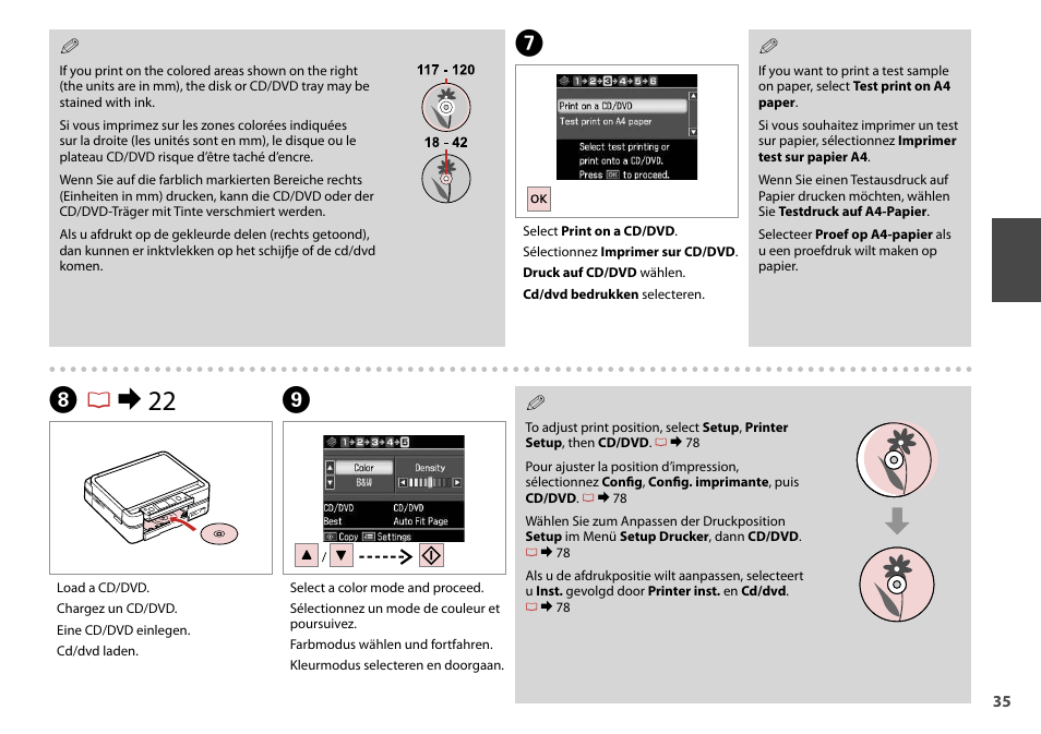 Hr & 22 | Epson Stylus Photo TX710W User Manual | Page 35 / 108