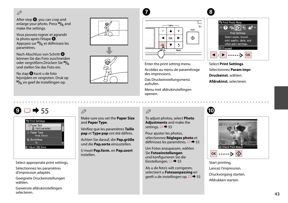 Hi r & 55 | Epson Stylus Photo TX710W User Manual | Page 43 / 108