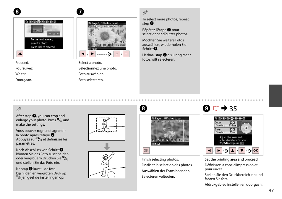 Ir & 35 | Epson Stylus Photo TX710W User Manual | Page 47 / 108