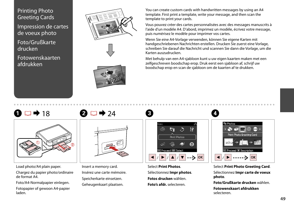 Epson Stylus Photo TX710W User Manual | Page 49 / 108