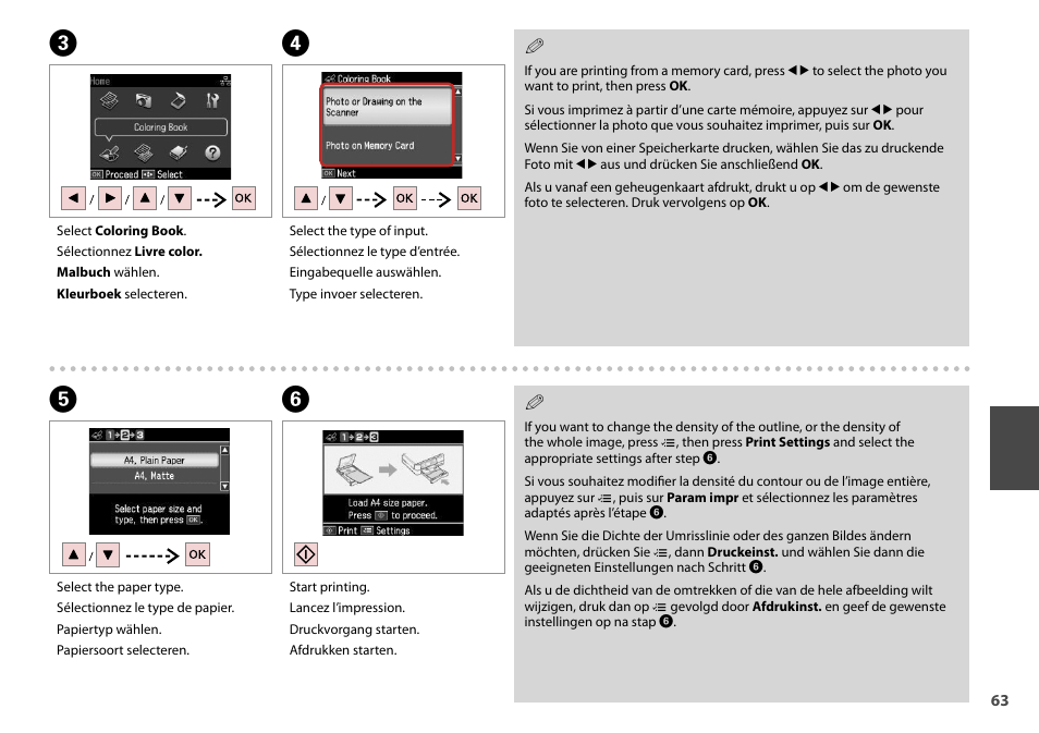 Epson Stylus Photo TX710W User Manual | Page 63 / 108