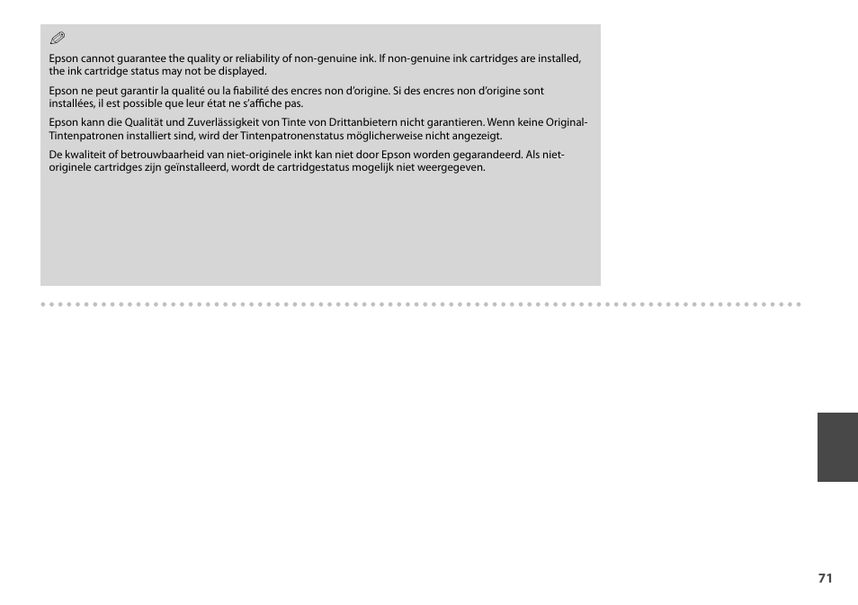 Epson Stylus Photo TX710W User Manual | Page 71 / 108