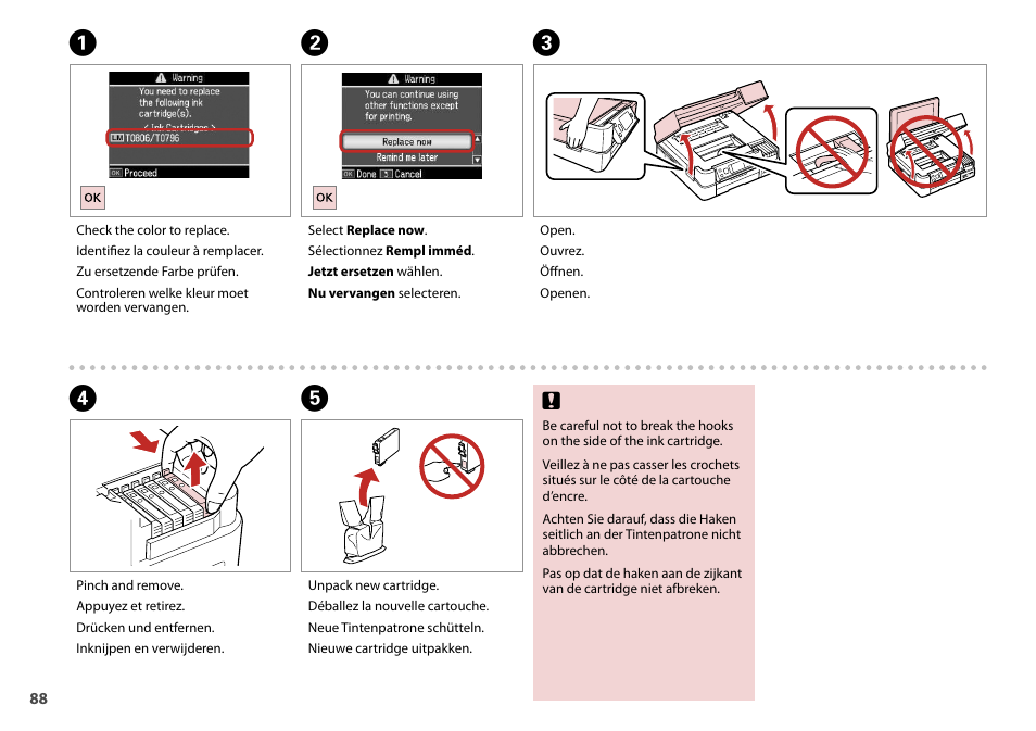 Ac d e | Epson Stylus Photo TX710W User Manual | Page 88 / 108