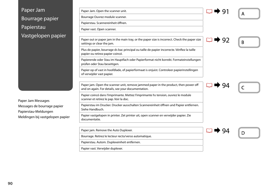 Epson Stylus Photo TX710W User Manual | Page 90 / 108