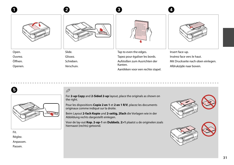 Epson Stylus Photo TX800FW User Manual | Page 31 / 116