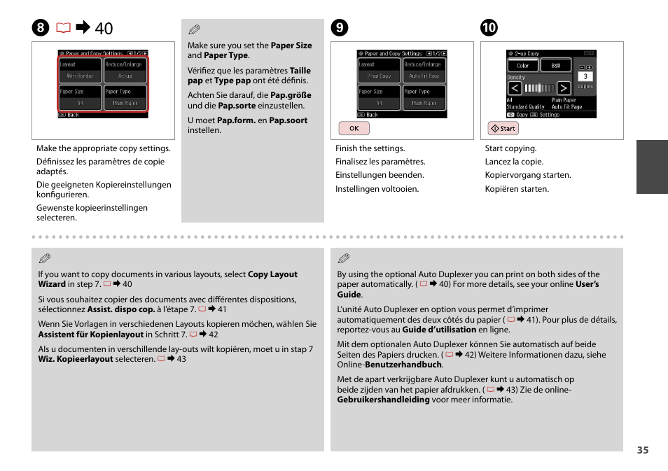 Hr & 40 j | Epson Stylus Photo TX800FW User Manual | Page 35 / 116