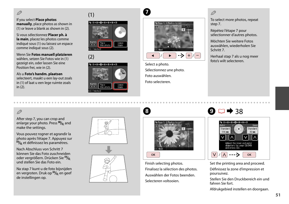 Ir & 38 | Epson Stylus Photo TX800FW User Manual | Page 51 / 116