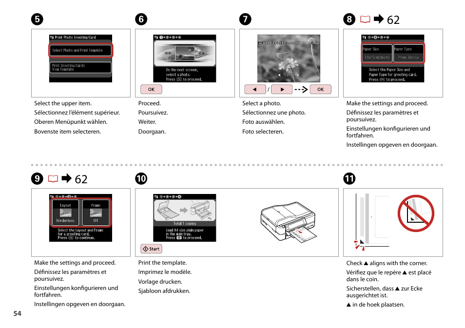 Hr & 62, Ir & 62 | Epson Stylus Photo TX800FW User Manual | Page 54 / 116