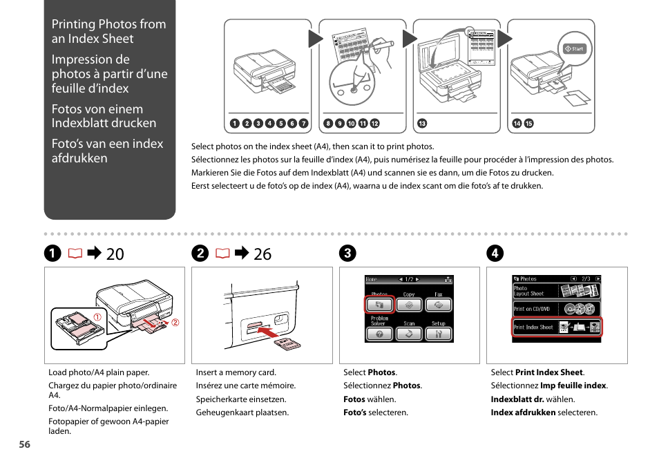 Ar & 20 b r & 26 c | Epson Stylus Photo TX800FW User Manual | Page 56 / 116