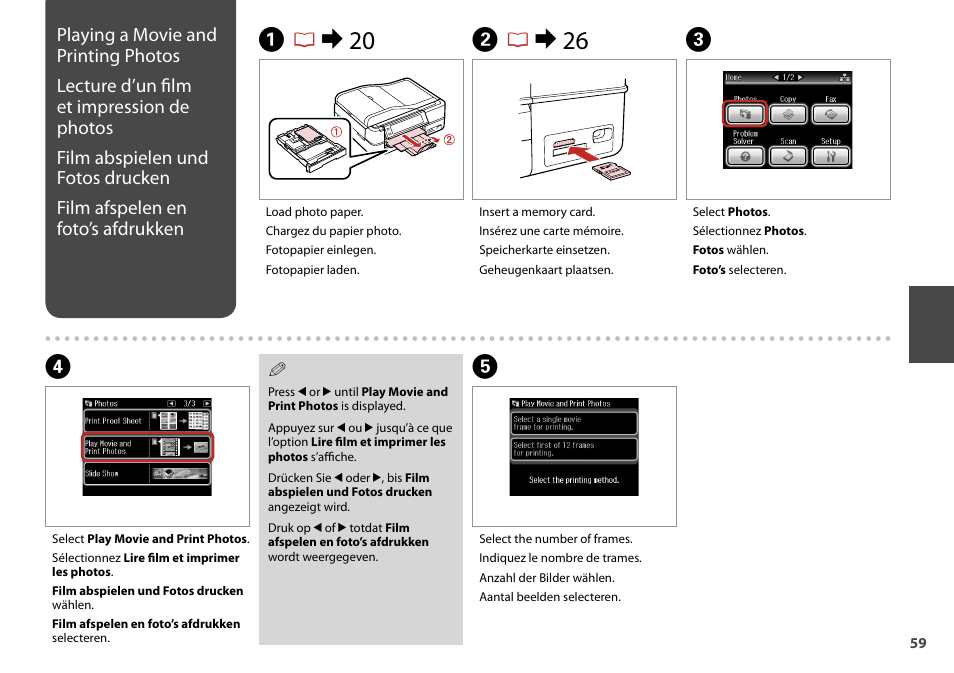 Ar & 20 b r & 26 c | Epson Stylus Photo TX800FW User Manual | Page 59 / 116