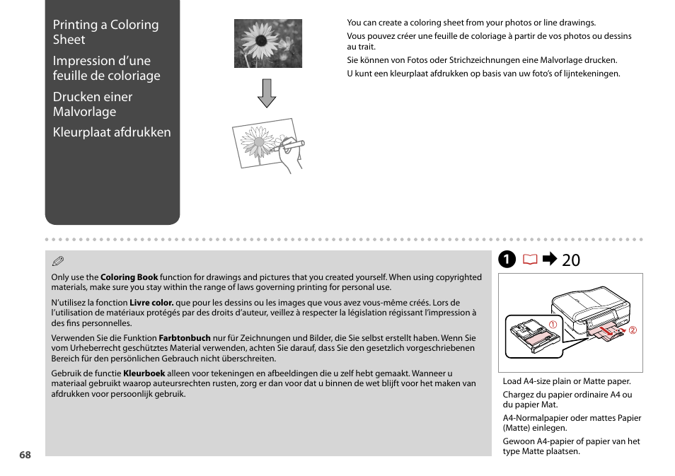 Ar & 20 | Epson Stylus Photo TX800FW User Manual | Page 68 / 116