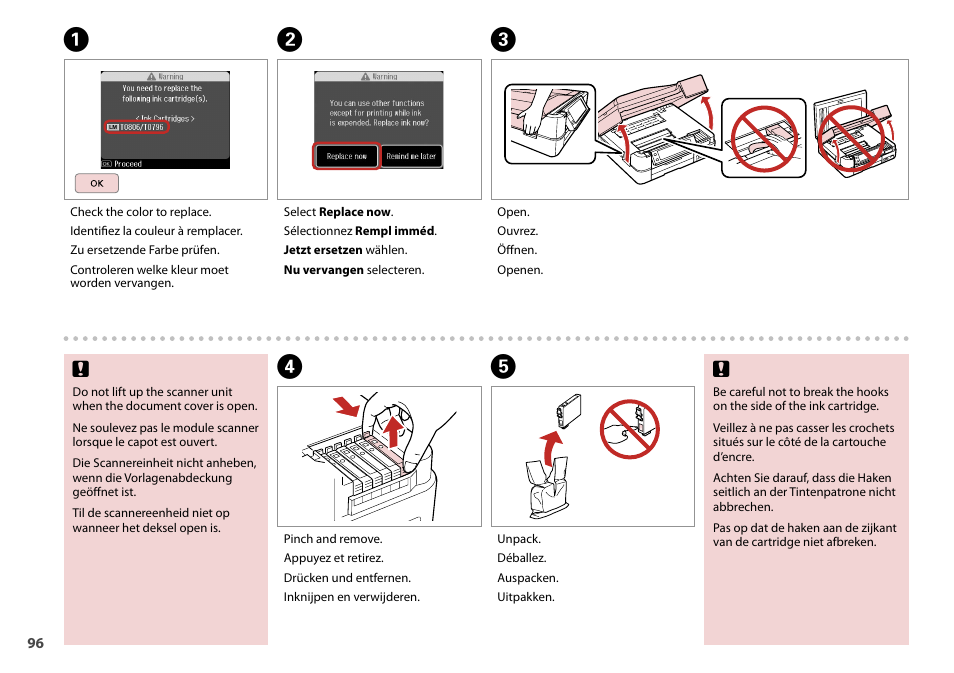 Ac d e | Epson Stylus Photo TX800FW User Manual | Page 96 / 116