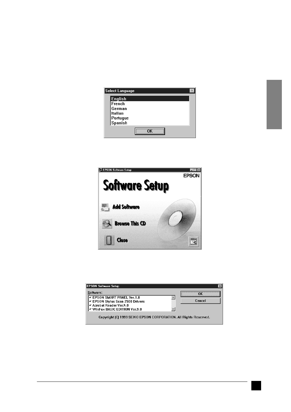 English | Epson Stylus Scan 2500 User Manual | Page 15 / 35