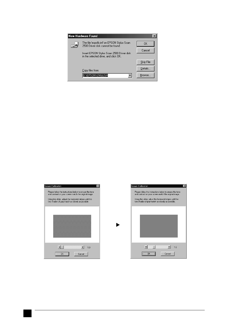 Epson Stylus Scan 2500 User Manual | Page 20 / 35