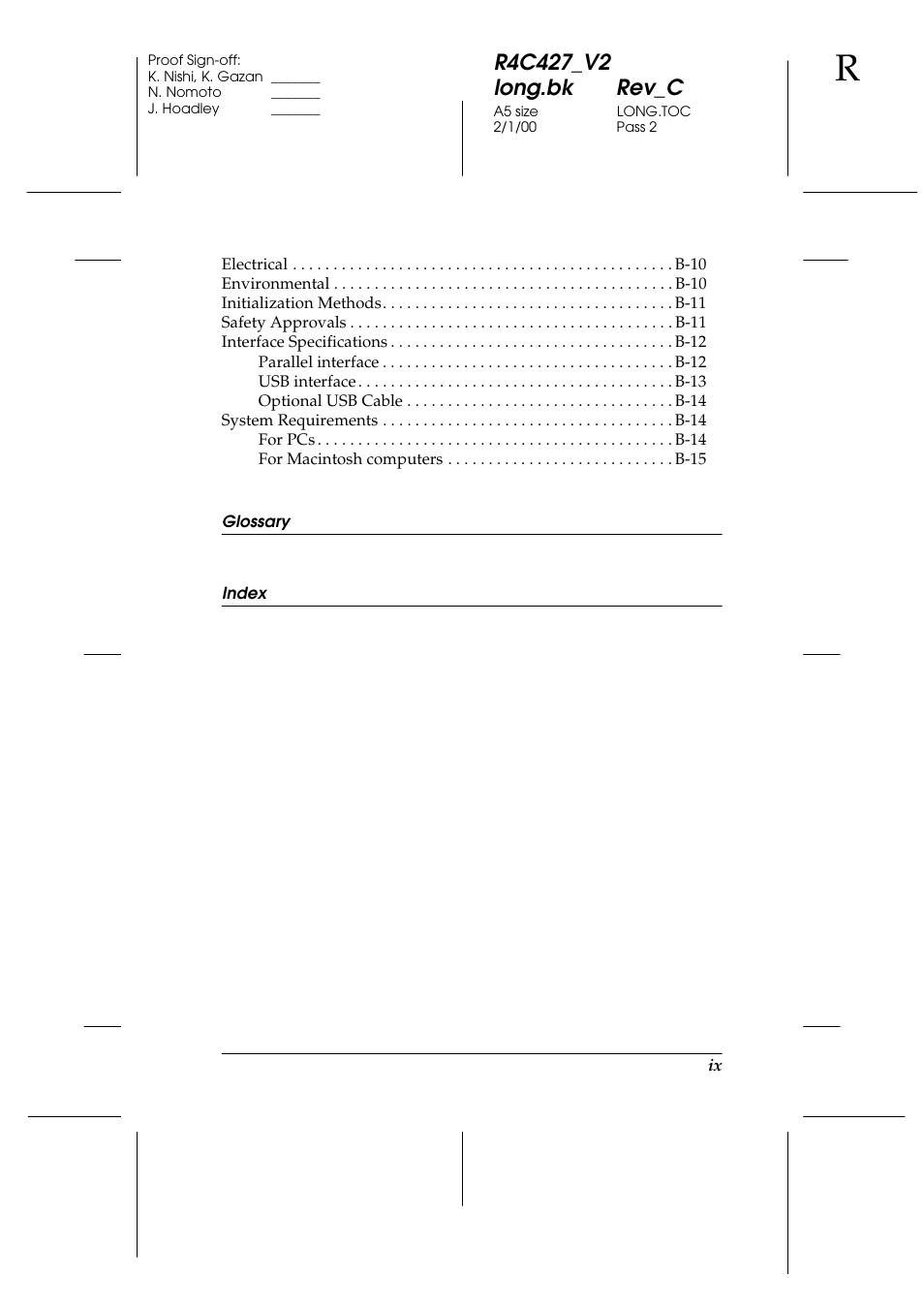 Epson Stylus Scan 2500 User Manual | Page 10 / 293