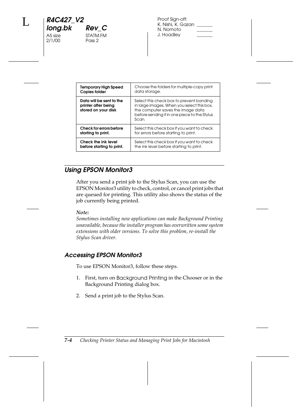 Using epson monitor3, Accessing epson monitor3, Using epson monitor3 -4 | Accessing epson monitor3 -4 | Epson Stylus Scan 2500 User Manual | Page 101 / 293